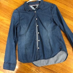 Tommy Hilfiger Denim Button Top
